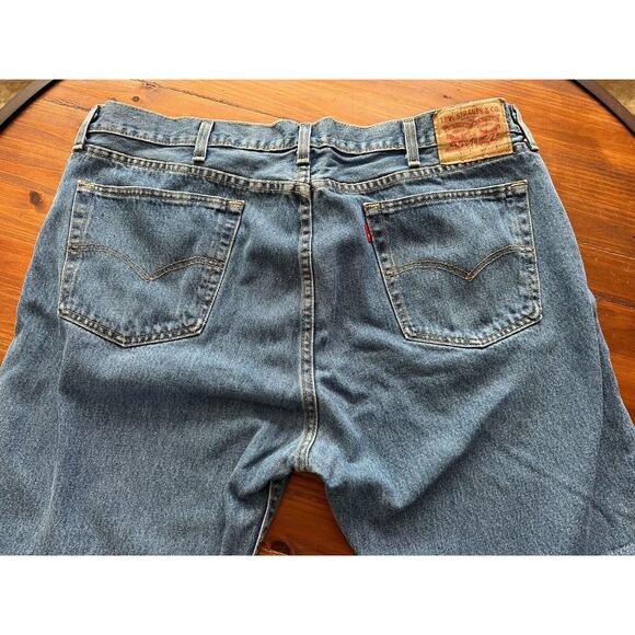 Levis 505 Regular Fit Blue Jeans 40x32 Clean Normcorp Western - Picture 7 of 9